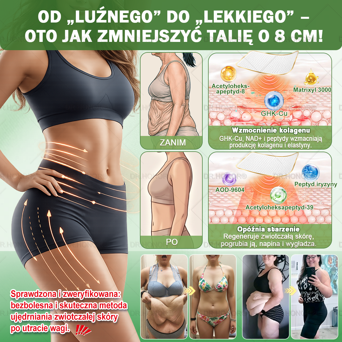 👨‍⚕‍𝐃𝐑.𝐇𝐎𝐍𝐎𝐑® drenujący limfatycznie nano-mikroigłowy plaster wyszczuplający: ultra mocna formuła 𝟓× z lipolitycznym kompleksem peptydowym — wspiera odchudzanie i krążenie limfatyczne, a także pomaga zadbać o komfort stawów, lepszy sen i jasność umysłu🍀