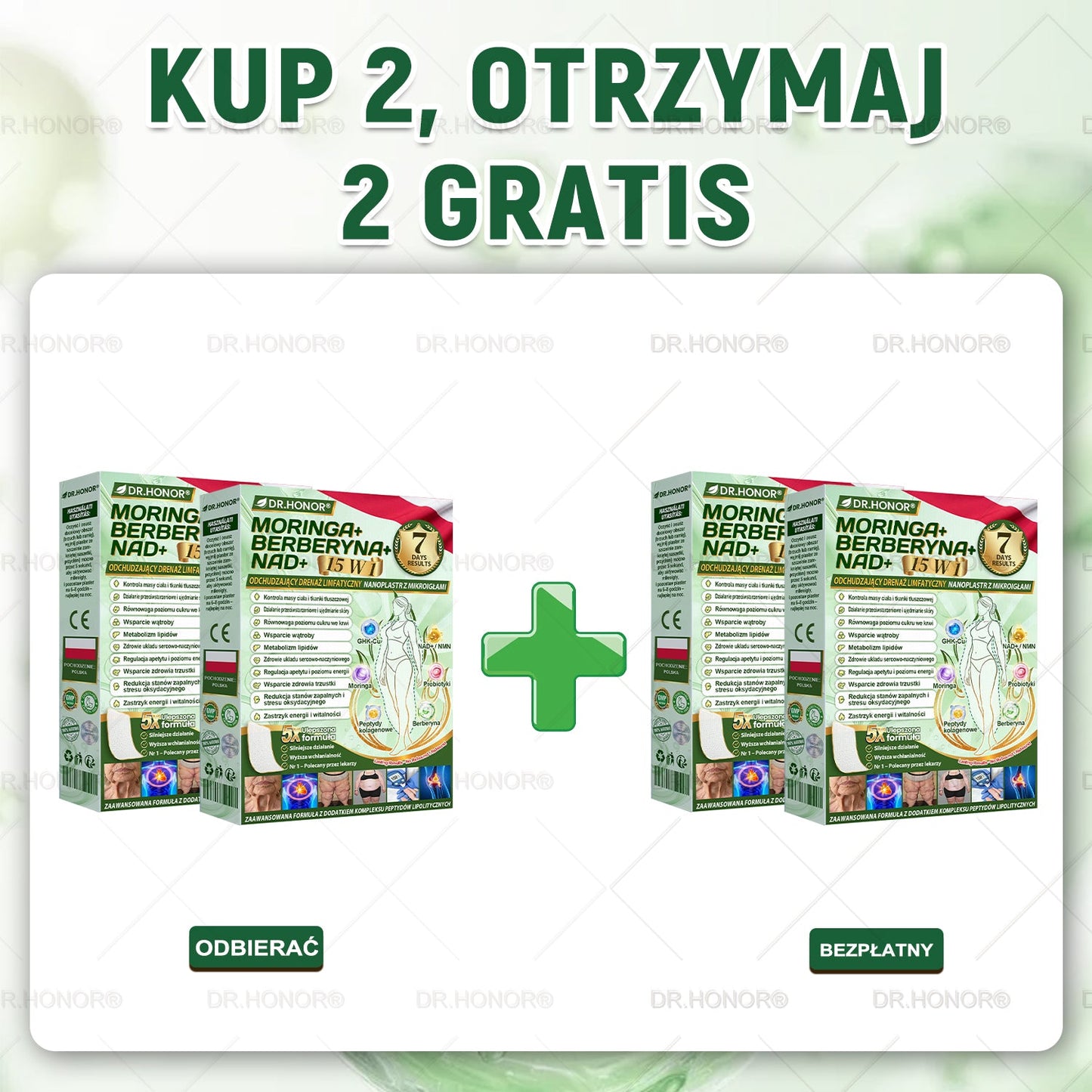 👨‍⚕‍𝐃𝐑.𝐇𝐎𝐍𝐎𝐑® drenujący limfatycznie nano-mikroigłowy plaster wyszczuplający: ultra mocna formuła 𝟓× z lipolitycznym kompleksem peptydowym — wspiera odchudzanie i krążenie limfatyczne, a także pomaga zadbać o komfort stawów, lepszy sen i jasność umysłu🍀