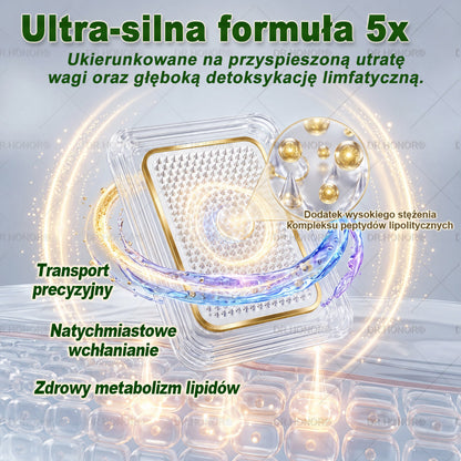 👨‍⚕‍𝐃𝐑.𝐇𝐎𝐍𝐎𝐑® drenujący limfatycznie nano-mikroigłowy plaster wyszczuplający: ultra mocna formuła 𝟓× z lipolitycznym kompleksem peptydowym — wspiera odchudzanie i krążenie limfatyczne, a także pomaga zadbać o komfort stawów, lepszy sen i jasność umysłu🍀