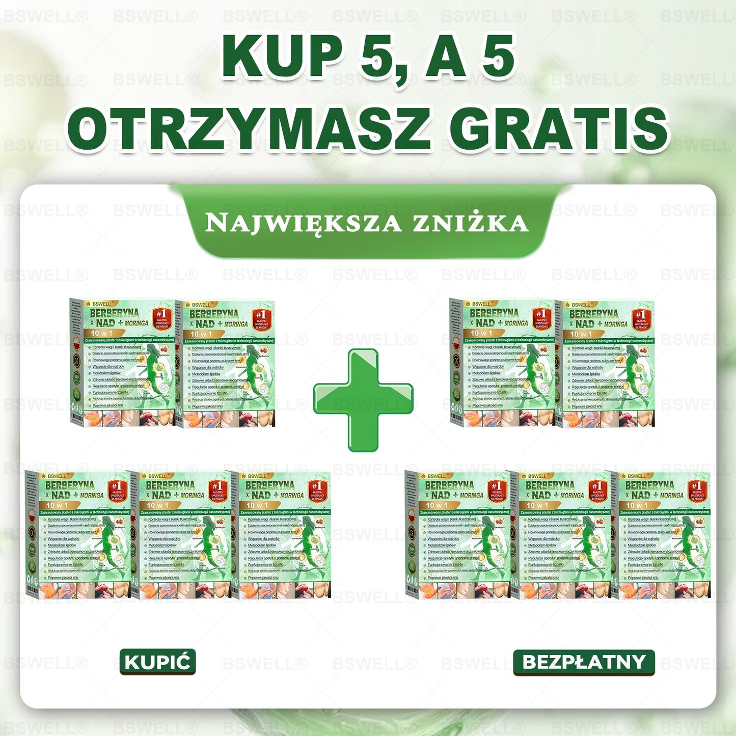🍀BSWELL® Nano mikroigłowy plaster wyszczuplający (Raz dziennie, efekty już po 28 dniach Wspiera odchudzanie, serce, cukrzycę, sen, jelita, stawy i więcej.)💦💦