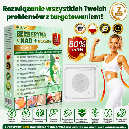 🍀BSWELL® Nano mikroigłowy plaster wyszczuplający (Raz dziennie, efekty już po 28 dniach Wspiera odchudzanie, serce, cukrzycę, sen, jelita, stawy i więcej.)🎉
